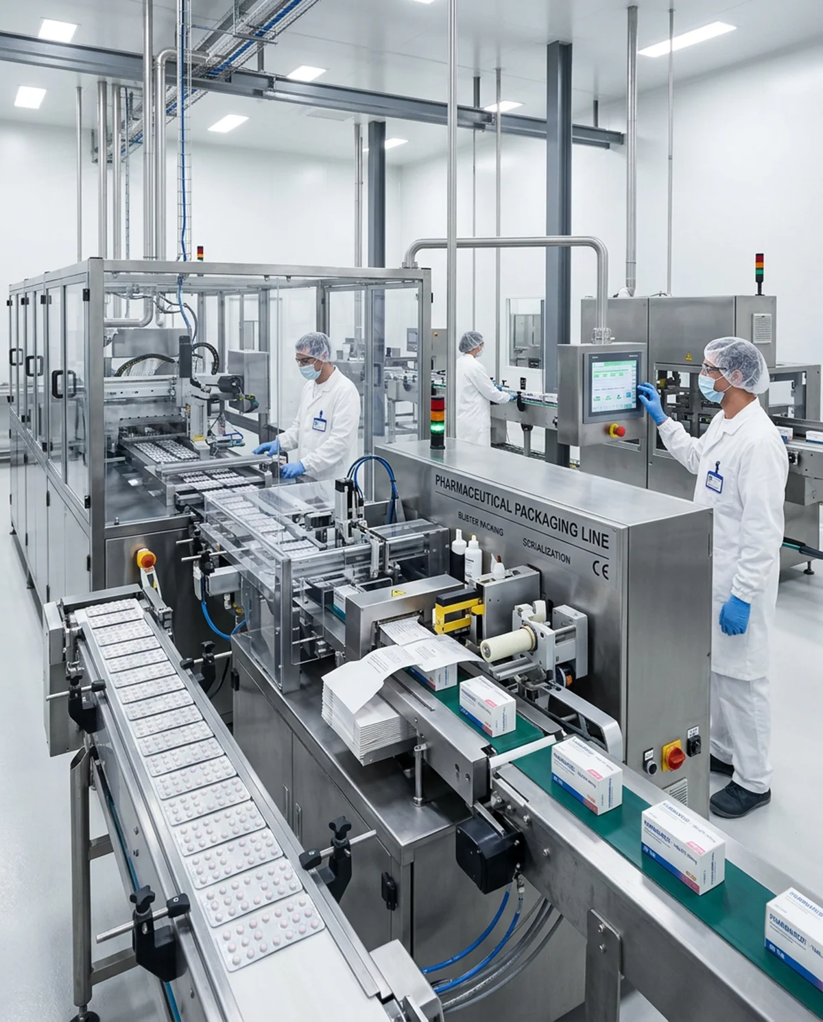 Linee macchine confezionatrice farmaceutico